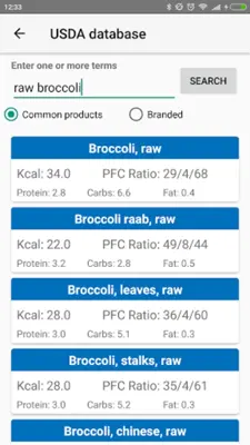 Carbculator android App screenshot 3